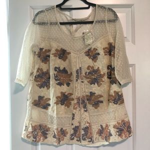 Anthropologie Meadow Rue top- Large